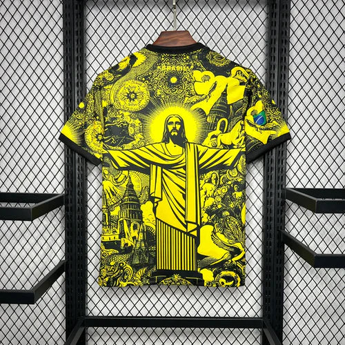 Maillot Brésil Christ Concept Jaune 24/25