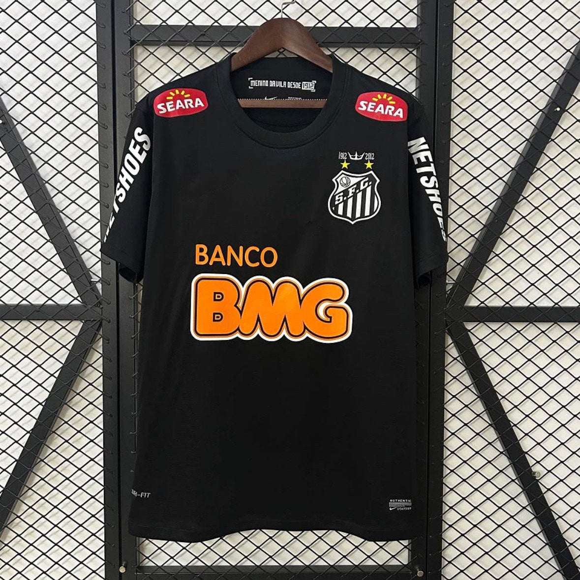 Maillot Santos Rétro Noir 11/12