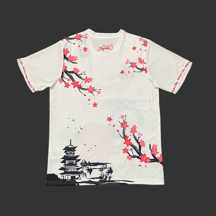 Maillot Japon Concept Blanc et Rose 25/26