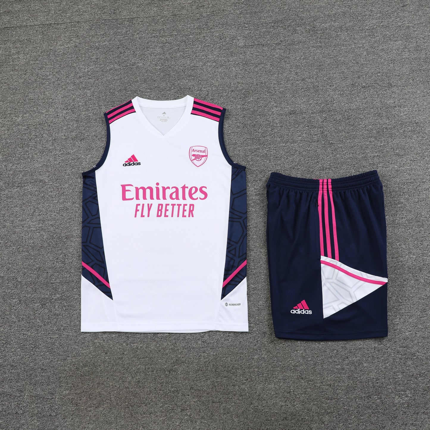 Ensemble Arsenal Rose et Blanc