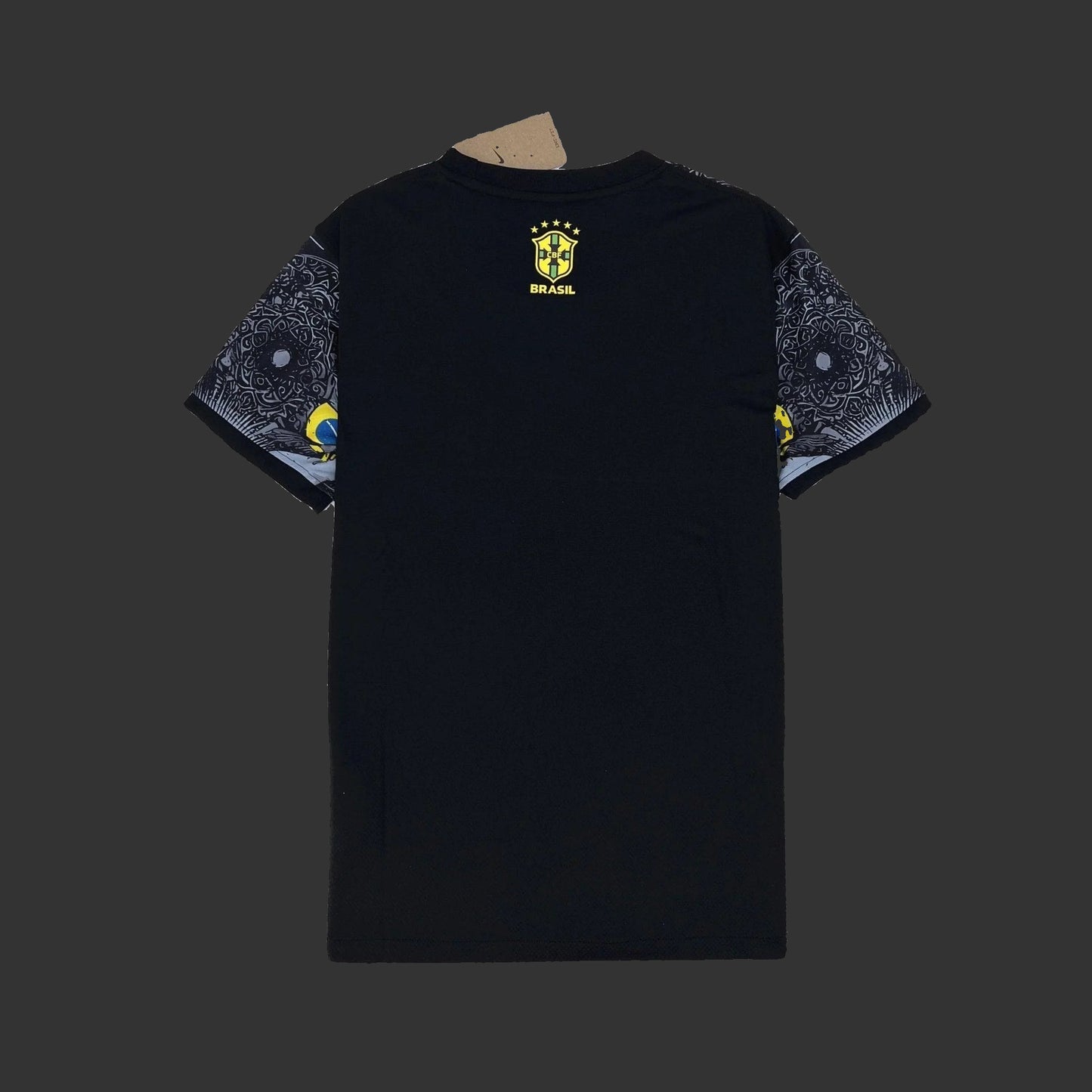 Maillot Brésil Christ Concept Noir et Gris 24/25