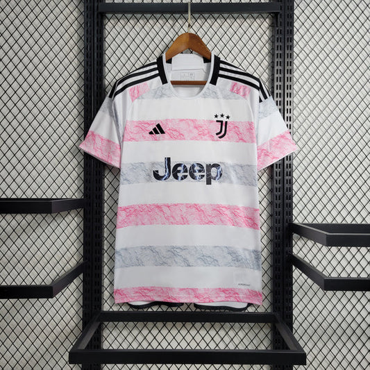 Maillot Juventus saison Electric Rose et Blanc 23/24