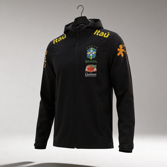 NOUVELLE VESTE DU BRÉSIL NOIR 2025/2026