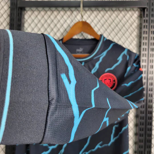 Maillot Manchester City extérieur 2023 2024 manches longues