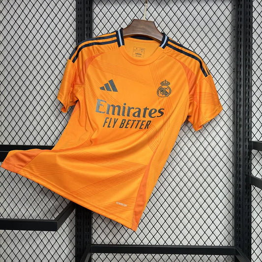 Maillot Real Madrid Orange et Noir 24/25
