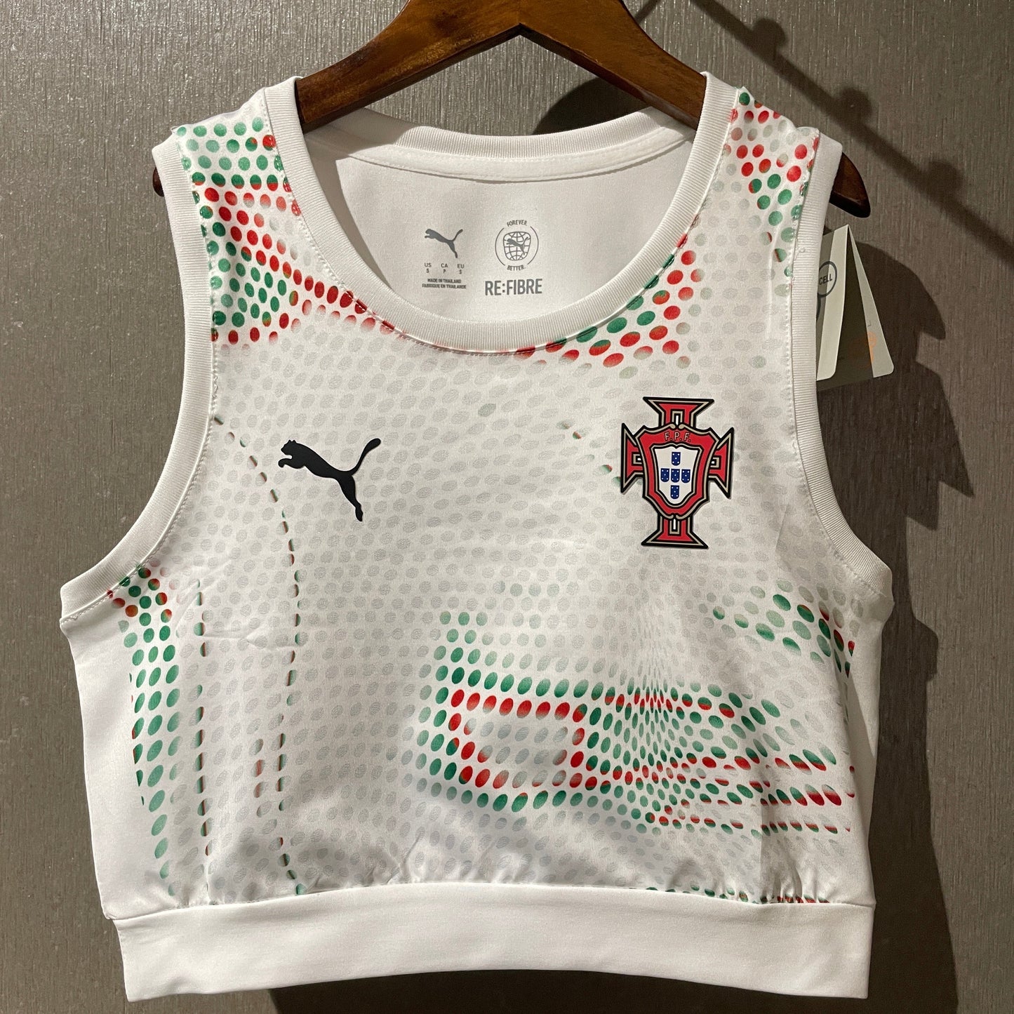 Crop Top Portugal Blanc 2025/2026