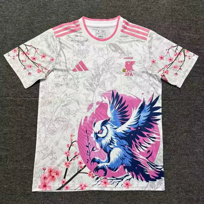 Maillot Japon Spécial Oiseau Rose et bleu 24/25