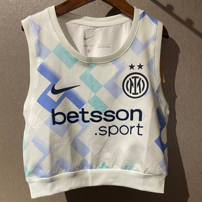 Crop Top Inter Milan Blanc 2025/2026