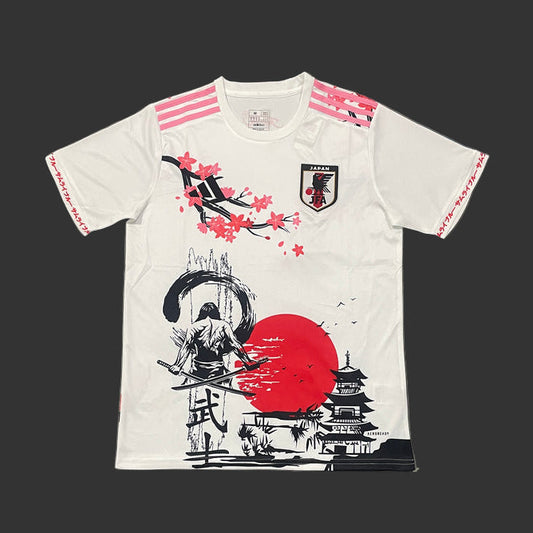 Maillot Japon Concept Blanc et Rose 25/26