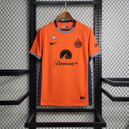 Maillot Inter Milan  Foot Third Orange 2023 2024
