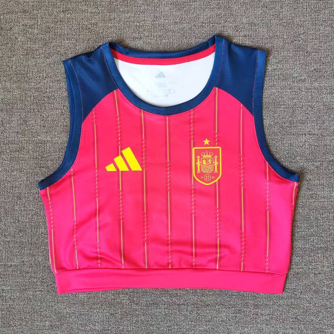 Crop Top Espagne Rose 2025/2026