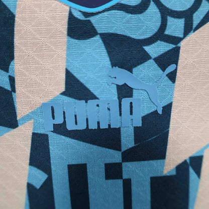 Maillot Manchester City Blue Retro Style Special Edition Shirt 24-25