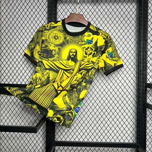 Maillot Brésil Christ Concept Jaune 24/25