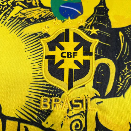 Maillot Brésil Christ Concept Jaune 24/25