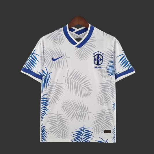 Maillot Brésil Concept Fleurs Bleu et Blanche 23/24