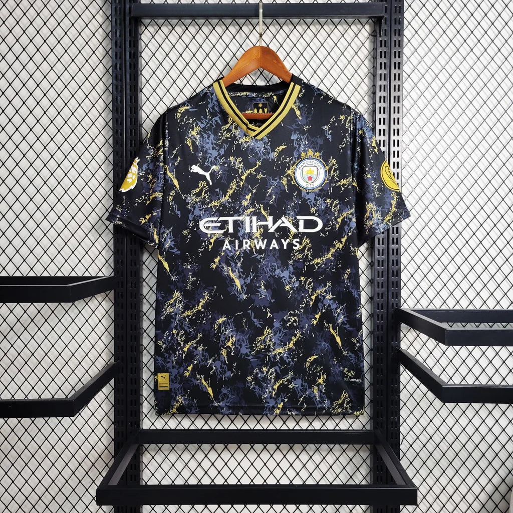 Maillot Manchester City édition spéciale Noir et Jaune Electric 23/24