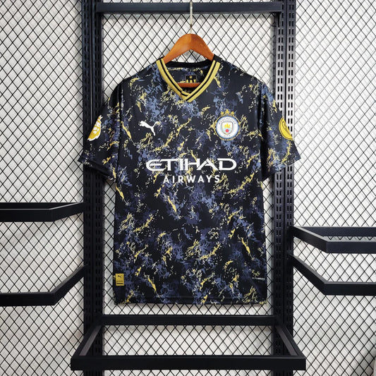 Maillot Manchester City édition spéciale Noir et Jaune Electric 23/24