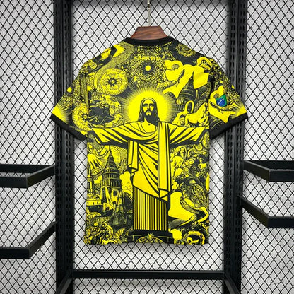 Maillot Brésil Christ Concept Jaune 24/25
