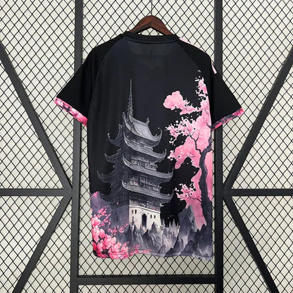 Maillot Japon Concept Dragon Noir et Rose 24/25