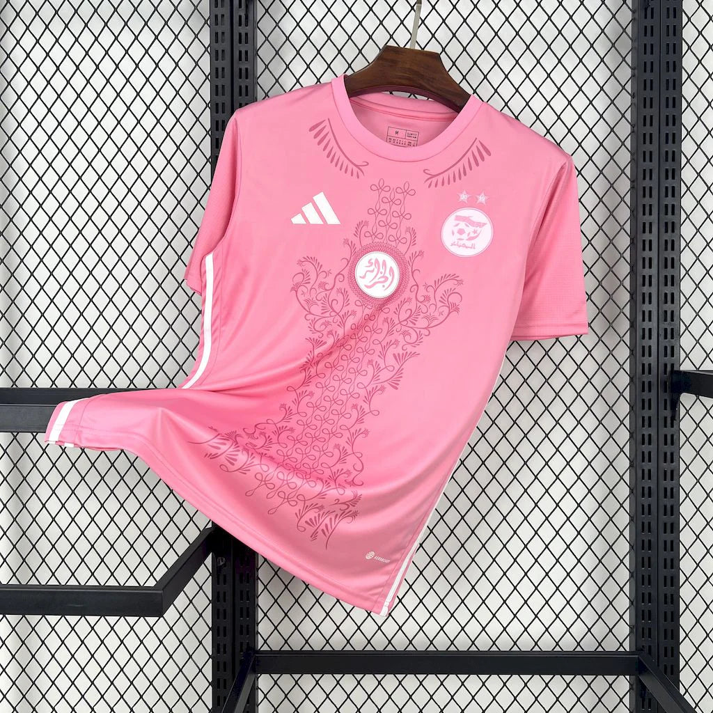 Maillot Algérie Rose et Blanc 25/26