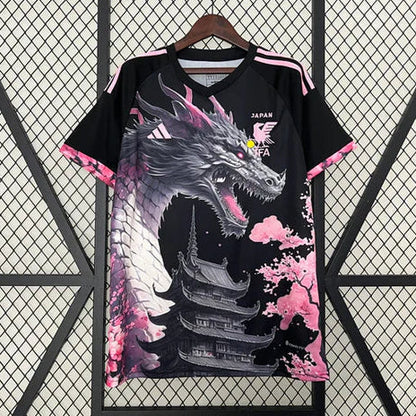 Maillot Japon Concept Dragon Noir et Rose 24/25