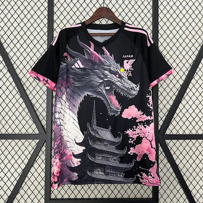 Maillot Japon Concept Dragon Noir et Rose 24/25