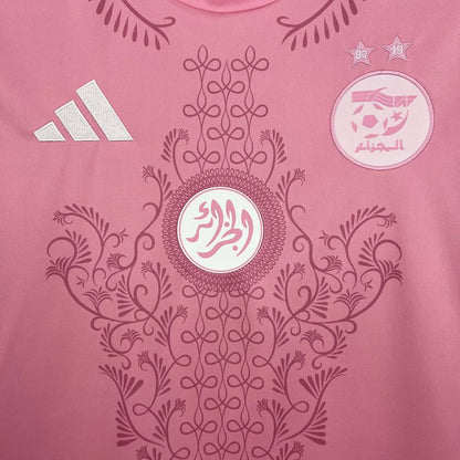 Maillot Algérie Rose et Blanc 25/26