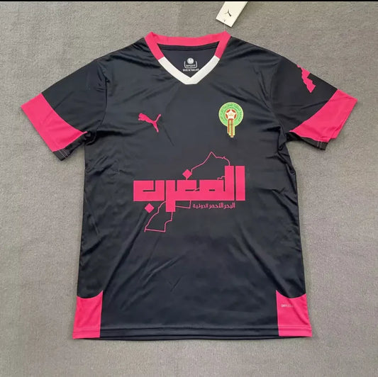 Maillot Maroc Concept Noir et Rose 2025