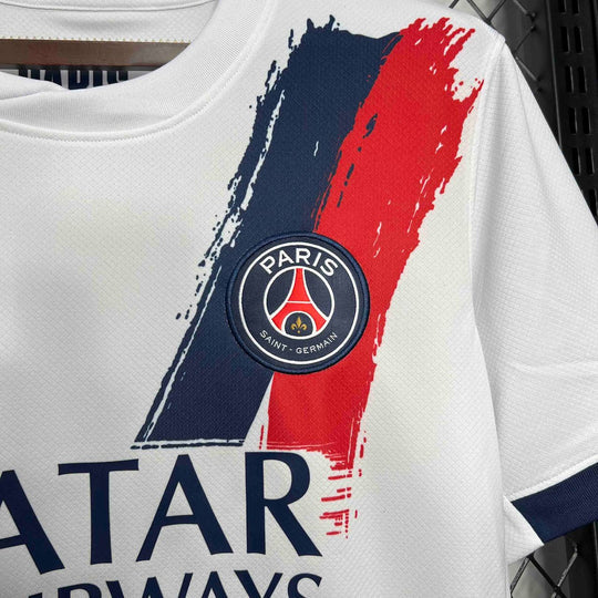 Maillot Paris (PSG) extérieur Blanc 24/25