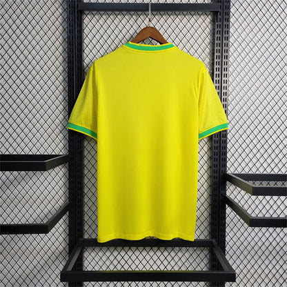 Maillot Brésil Concept Oiseaux Vert et Jaune 24/25
