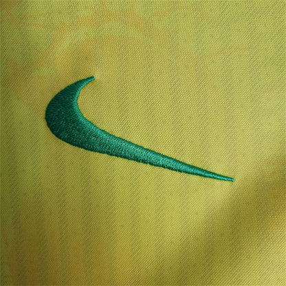 Maillot Brésil Concept Oiseaux Vert et Jaune 24/25