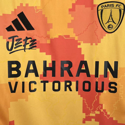 Maillot Paris FC x Ninho Orange et Noir 25/26