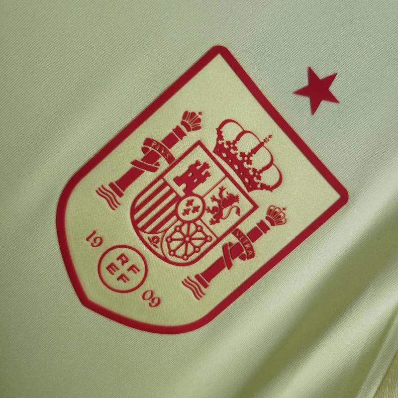 Maillot Espagne Extérieur Jaune 24/25