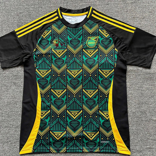 Jamaika Schwarz-Grünes Trikot 24/25