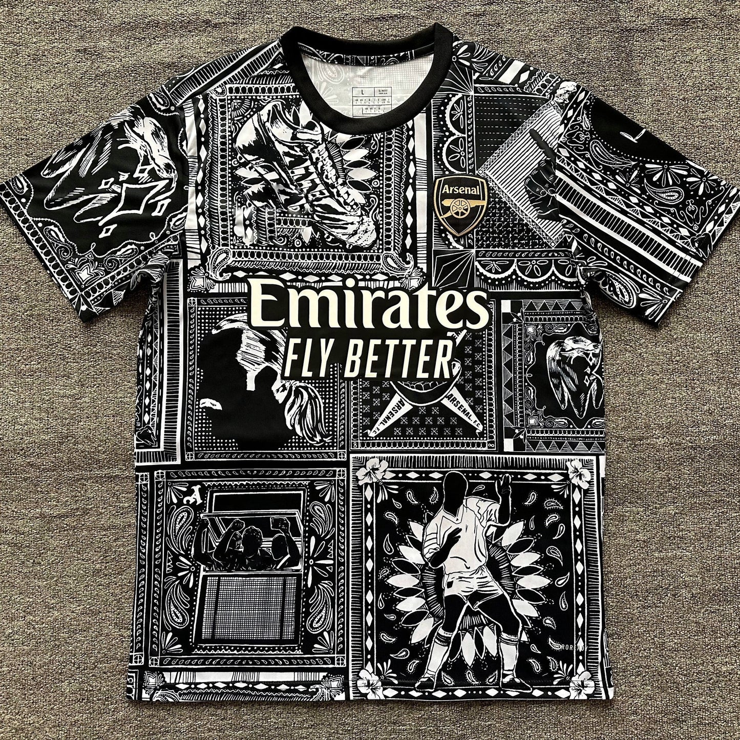 Maillot Arsenal édition special Noir 23/24