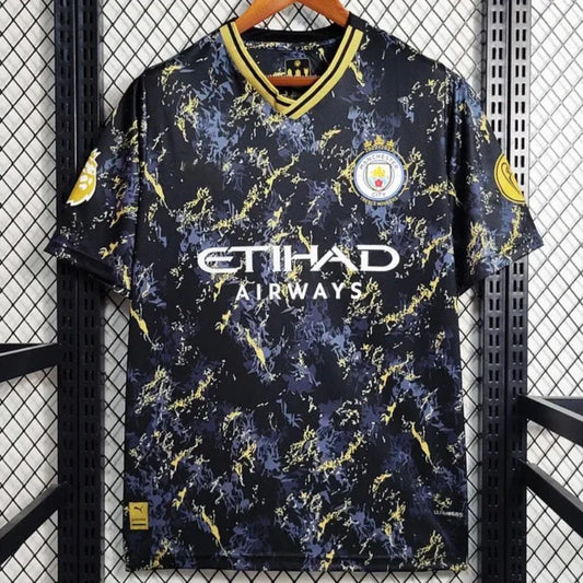 Maillot Manchester City édition spéciale Noir et Jaune Electric 23/24