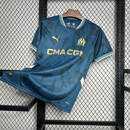 Maillot Olympique de Marseille Version Normale Bleu 24/25