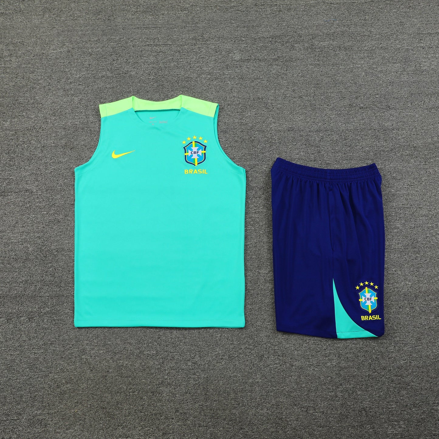 Ensemble Brésil Vert et Bleu