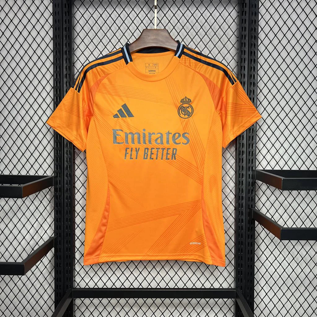 Maillot Real Madrid Orange et Noir 24/25