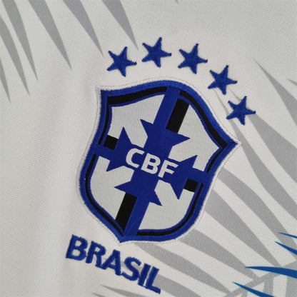 Maillot Brésil Concept Fleurs Bleu et Blanche 23/24