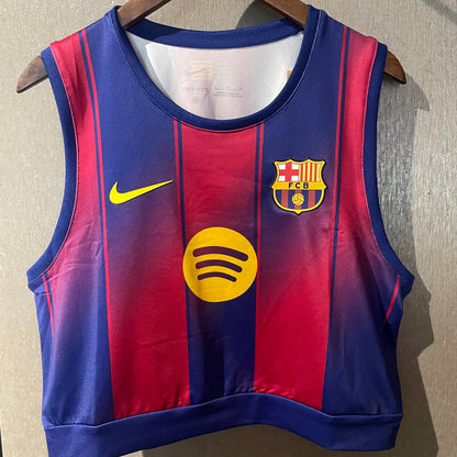 Crop Top Barcelone Domicile 2025/2026