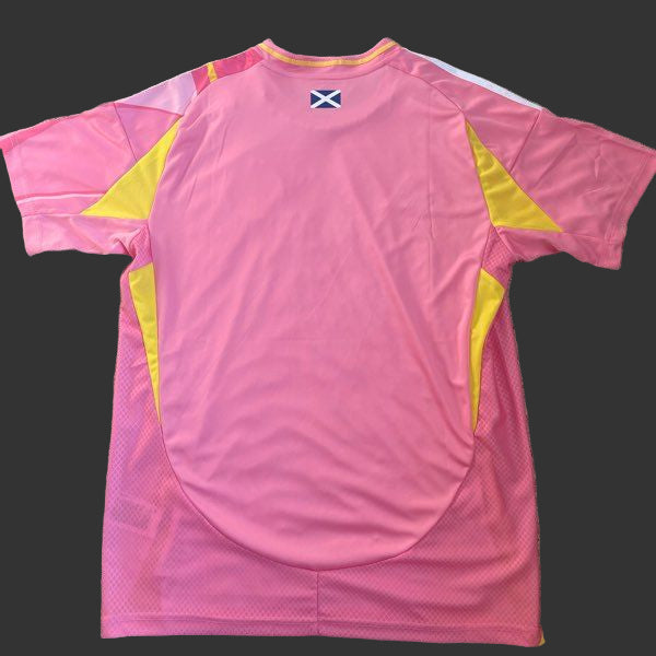 Maillot Ecosse Rose et Jaune 25/26