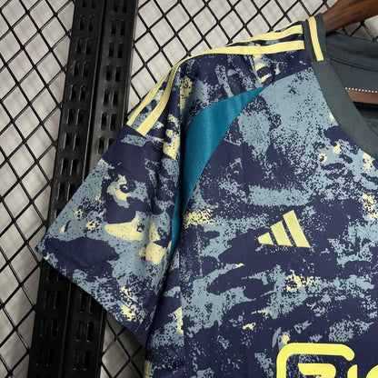 Maillot Ajax Extérieur Jaune et Bleu 24/25