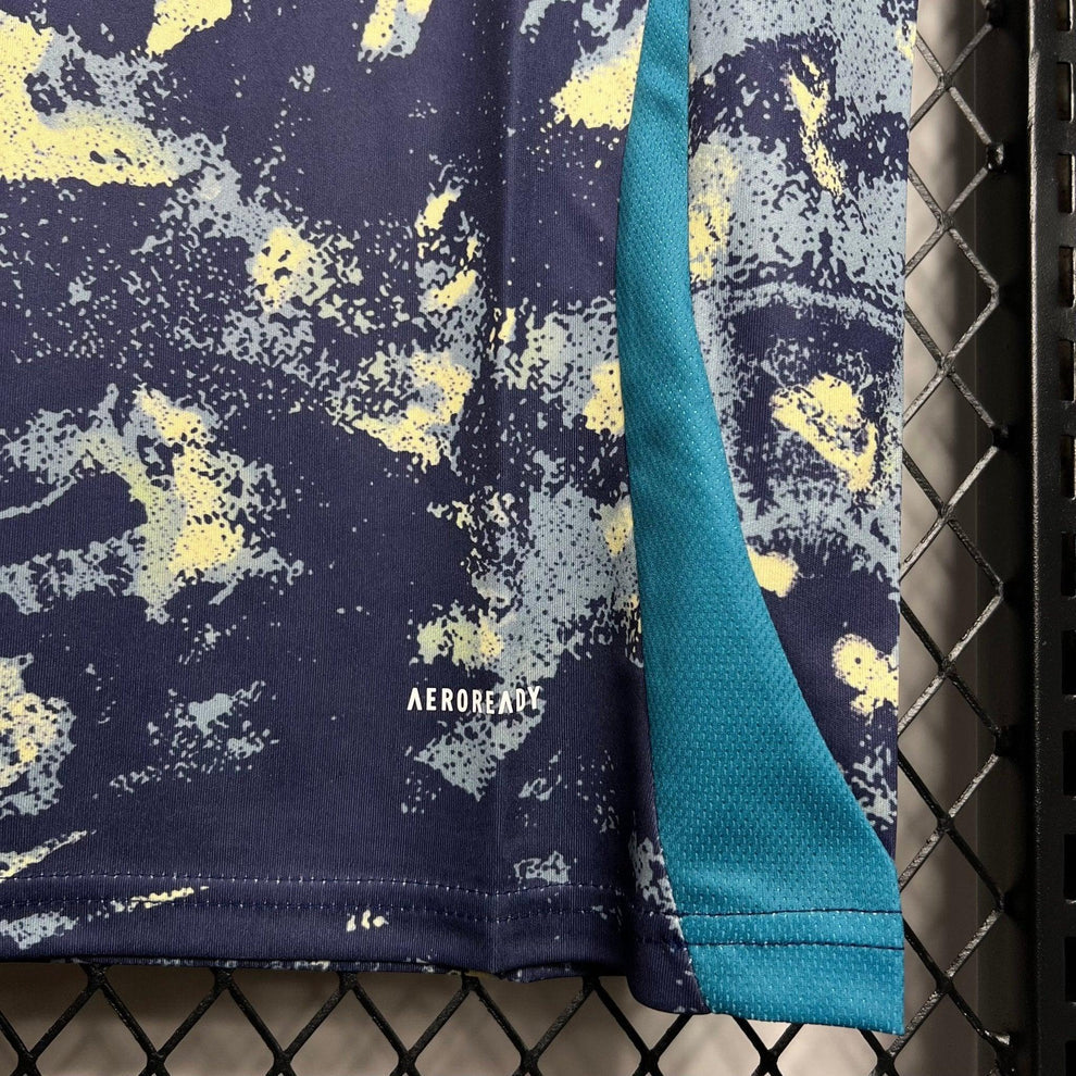 Maillot Ajax Extérieur Jaune et Bleu 24/25