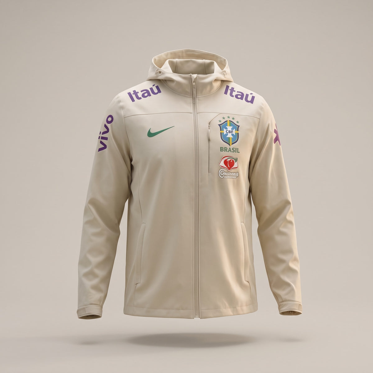Veste Brésil beige 2025/2026 – vue de face