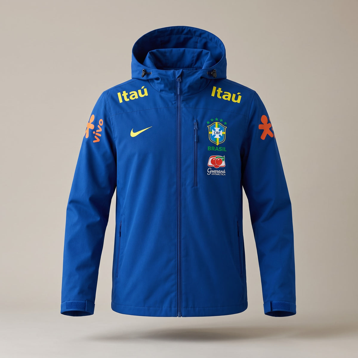 Veste Brésil bleu 2025/2026 – vue de face