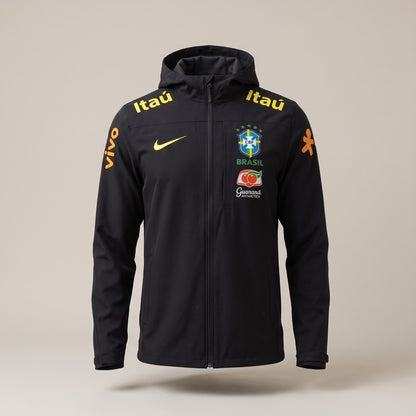 Veste Brésil noir 2025/2026 – vue de face