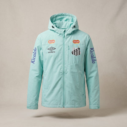 Veste Santos vert 2025/2026 – vue de face